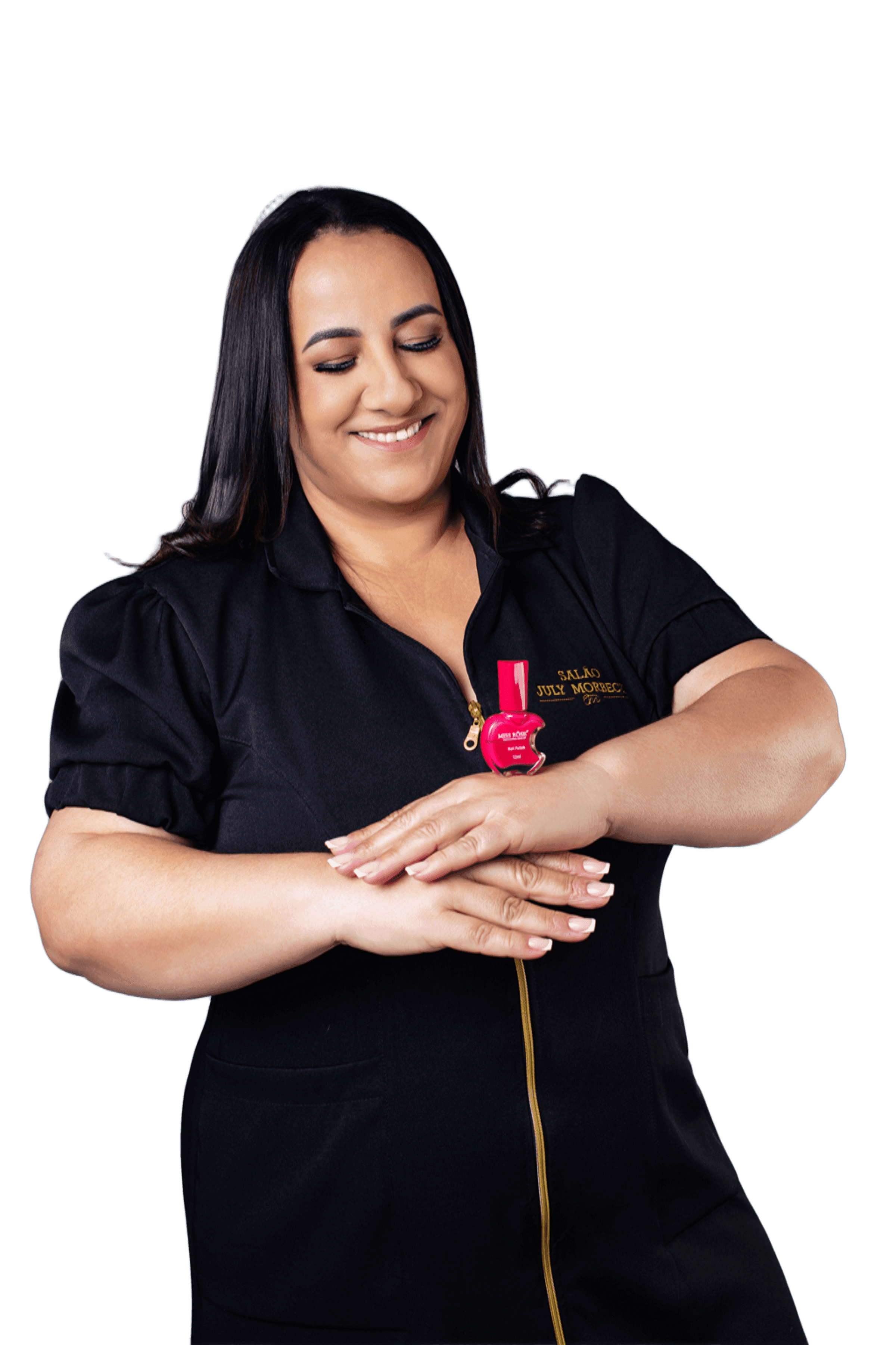 July Morbeck, instrutora do Curso Profissional de Unhas